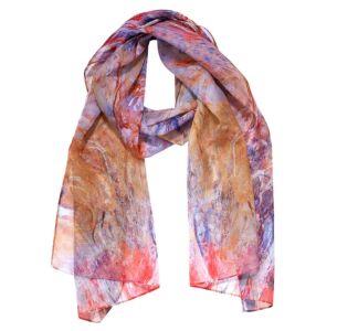 Monet Agapanthus Sheer Scarf