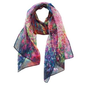 Claude Monet Garden Sheer Scarf