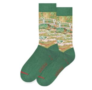 Claude Monet The Japanese Bridge Socks