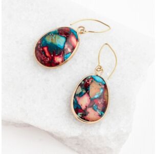 Mosaic Jasper Earrings