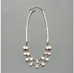 David Aubrey Mother-Of-Pearls Double Strand Necklace