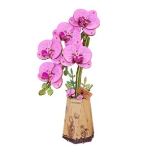 Purple Orchid 3D Wooden Puzzle