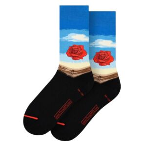 Salvador Dalí The Meditative Rose Socks