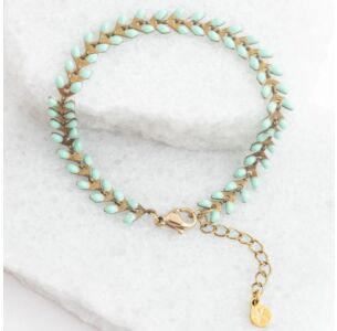 Seeds of Hope of Mint Bracelet