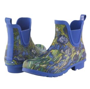 Van Gogh Irises Chelsea Boots