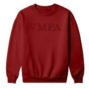 VMFA Logo Cardinal Crewneck Sweatshirt
