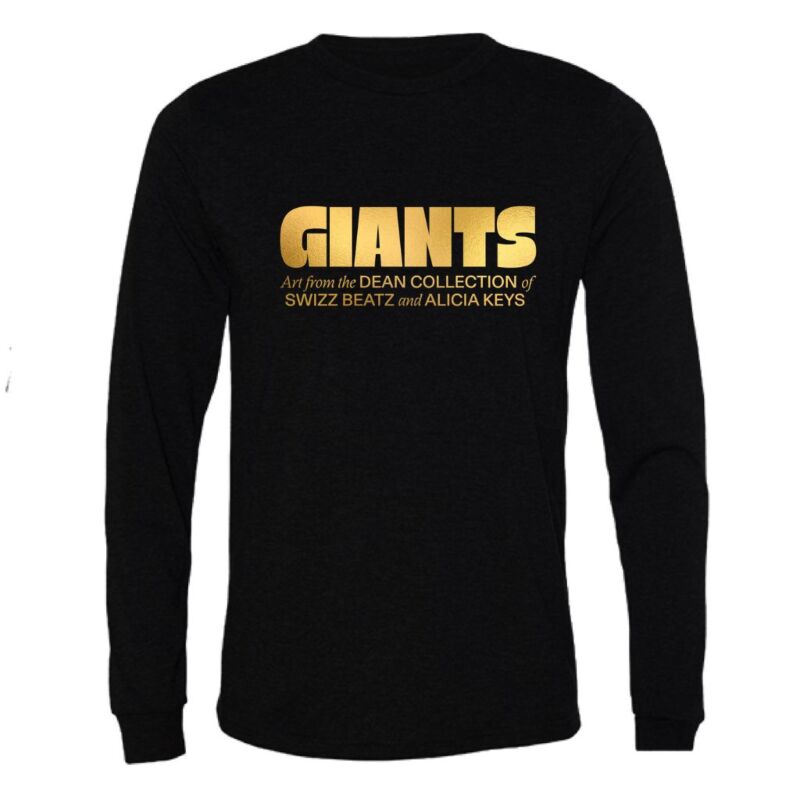 Giants Long Sleeve Logo Black T-Shirt | VMFA Shop