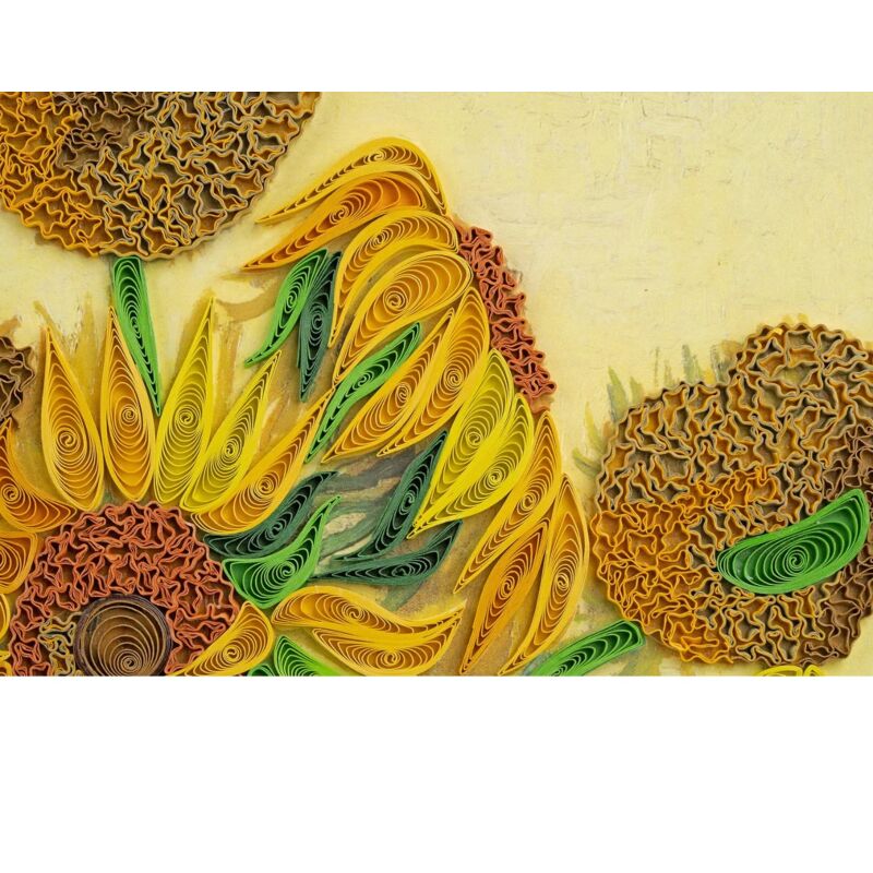 Tenture Murale Van Gogh Tournesols - Tapisserie Vintage Flemish Tapestries Belgique